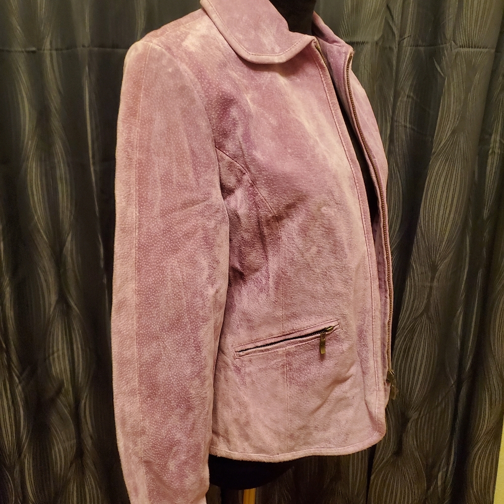 Lavender Suede Jacket - image 3